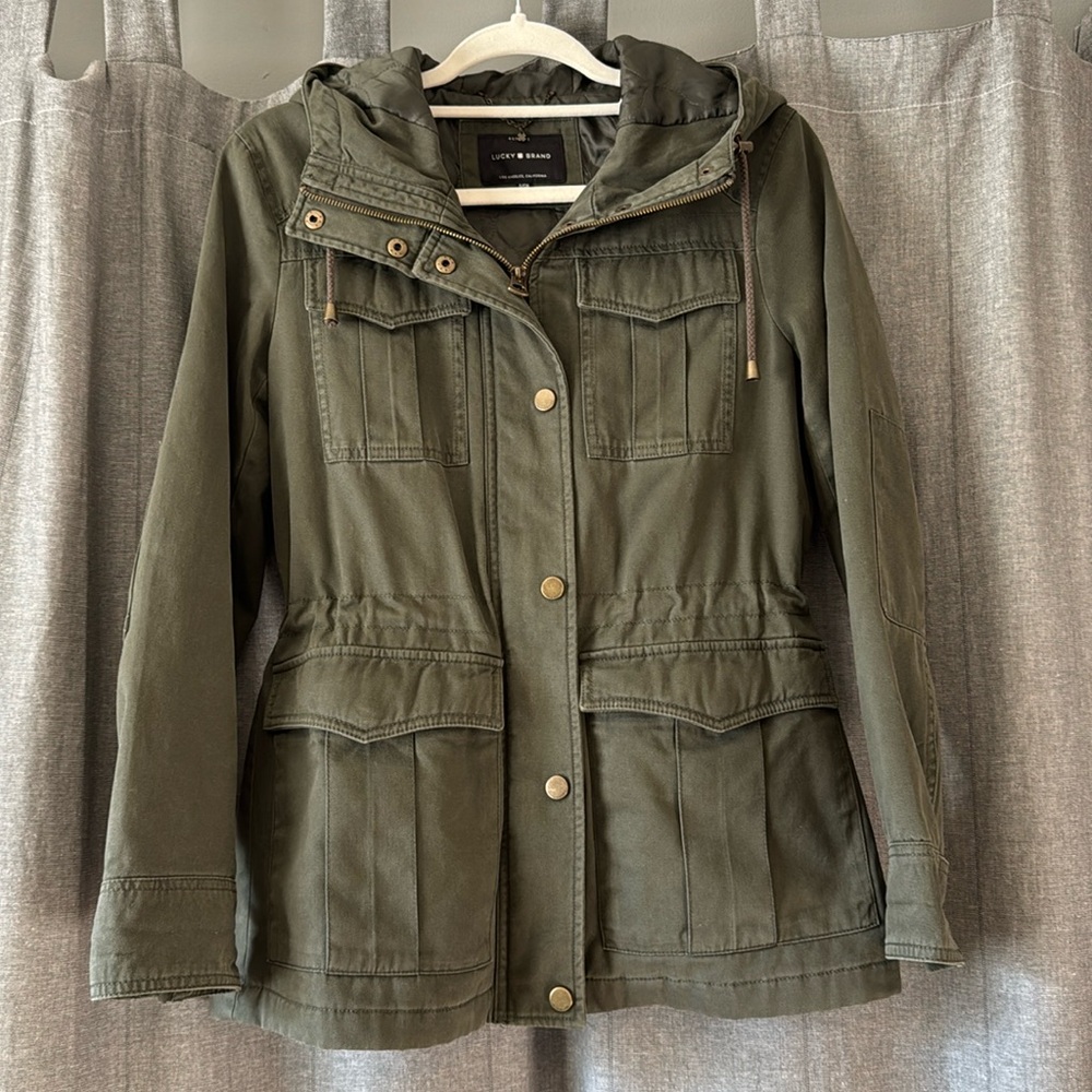 Lucky Brand Lined Canvas Jacket. Women’s size S.